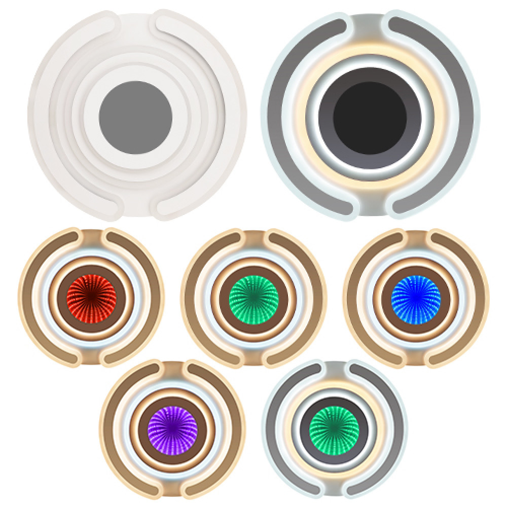 Светильник LED smart MATRIX с пультом 100Вт 3000-5000K 8000Lm Круглый Белый 220475